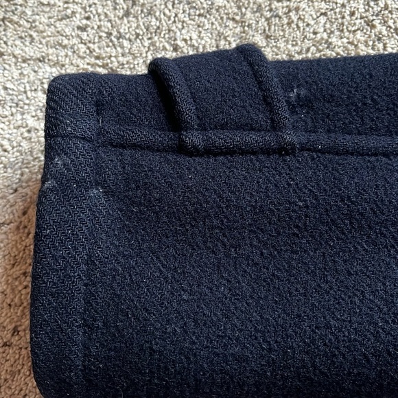 American Eagle Navy Wool Blend Toggle Coat Size S - Picture 5 of 6